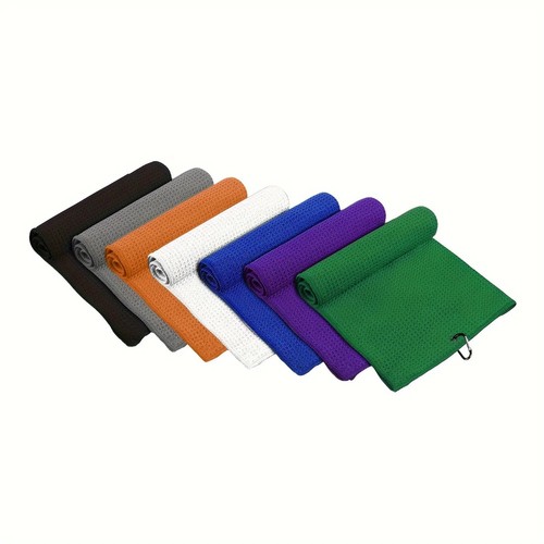 Microfibre golf towel waffle - microfibre,