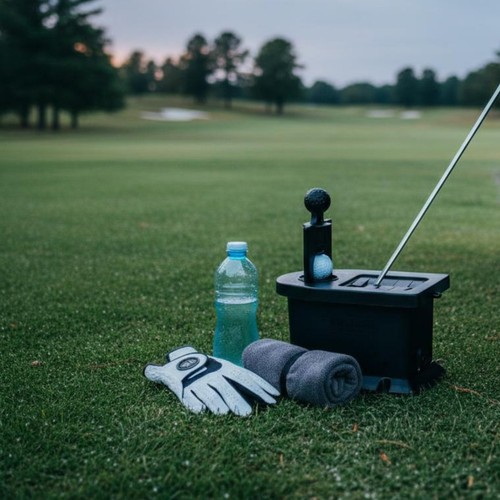 Golf cart mounted cleaner - cart,