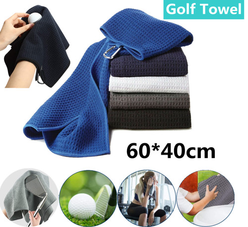 Tri fold golf towel cotton - towel,