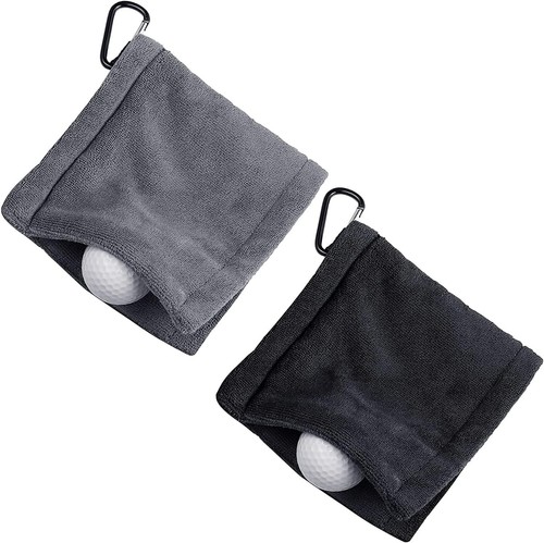 Golf ball cleaner - ball, pouch