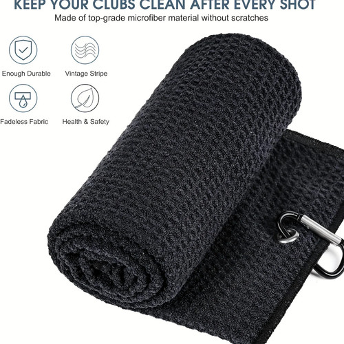 Microfibre golf towel - microfibre, waffle