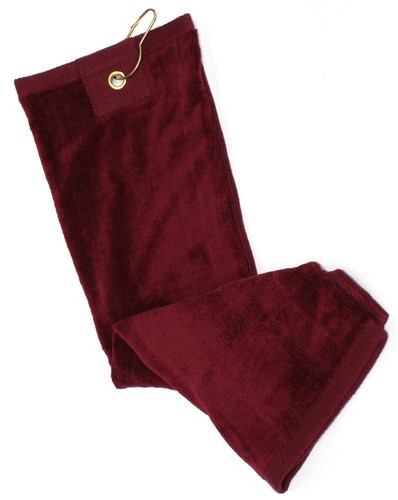 Tri fold golf towel - tri, cotton